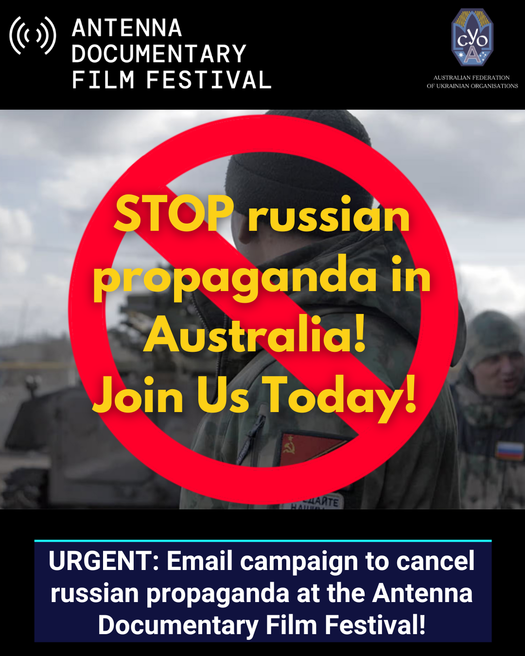 image of Join the AFUO in helping to STOP Russian Propaganda in Australia!